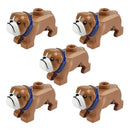Compatible Animals Building Blocks for Children MOC golden hair Police dog husky bulldog chihuahua model bricks kids DIY Toys 5p