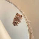 Bear Earrings for Women Girls 2023 Fashion Korea Silver Needle Autumn and Winter Earrings Cute Flocking Rabbit Ear Studs Jewelry