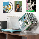 Acrylic Record CD Display Stand Rack Album Record Transparent Vinyl Five-Pointed Star Shape Home Storage Bracket Desktop 2024