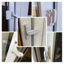 Plastic+Stainless Steel+Zinc Alloy UPVC Child Safe Security Window Door Sash Lock Safety Lever Handle Sweep Latch Drop Shipping