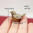 The Jade Sparrow | Handcrafted Brass Tea Pet Figurine
