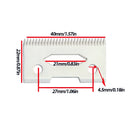 BRDCLIP Professional Replacement Head 440C Steel Diamond Like Coating Ceramic Hair Clipper Blade Rechargeable Clipper
