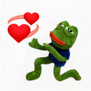 45cm Sad Frog Plush Toy Soft Stuffed Ugly Big Mouth Crying Expression Pepe Frog Dolls Funny Christmas Birthday Gifts
