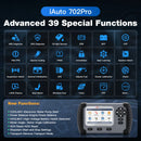 VIDENT iAuto702Pro OBD2汽车诊断仪 ABS SRS 发动机汽车代码读取器 汽车诊断工具 39复位支持 CAN FD DOIP 免费更新