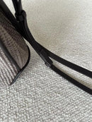 Spring summer casual natural straw leather shoulder strap bag