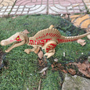 Chinese DIY Jurassic dinosaur Spinosaurus Quetzalcoatlus Air Mission building block Educational Toy for Children gifts