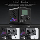 Ulanzi L024 40W RGB Full Color COB Video Light Mini Bowens Mount COB Light 2500-6500K 3400mAh LED Video Light for Photography