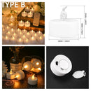 LED Tea Light With/Without Remote Flameless Flickering Candles Electronics Battery Operated Votive Light Home Table Party Decor