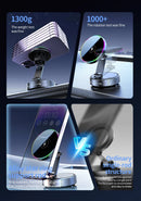 Cooling Magnetic Car Wireless Charger Car Phone Holder Mount Fast Charging for iPhone 15 14 13 Pro Suction Cup Vacuum Foldable