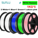 The Stratum Forge | SUNLU 5KG Professional-Grade 3D Printing Filament Bundle