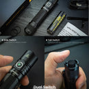Sofirn SP35T 3800lm Tactical 21700 Flashlight Powerful LED Light USB C Rechargeable Torch with Dual Switch Power Indicator ATR