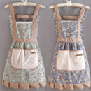 2pcs Canvas Apron for Women Home Kitchen Cooking Breathable Wear Apron Home Accessories