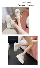 9.5cm Increasing Height Women Slippers 2024New Summer Autumn Canvas Mules Shoes Ladies Round Toe High Wedge Platform Slides Shoe