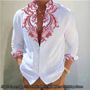 2024 New 8-Color Men's Shirt 3D Printing Shirt High-Definition Pattern Casual Top Long-Sleeved Clothing XS-6XL Size Soft Fabric