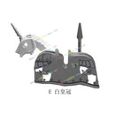 MOC Medieval Military Series Castle Roman Knight Horse Saddle Soldiers War Horses Building Block Accessories Kids Education Toy