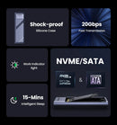 UGREEN M.2 NVMe/SATA SSD Enclosure 20Gbps USB-C 3.2 Gen2 External Enclosure Supports M and B&M Keys 2280 SSD Aluminum Shell
