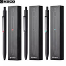 Cute Kaco MIDOT Gel Ink Pen Metal Signature Pens 0.5mm Fine Point 800Meter Smooth Writing Quick Dry Office School Stationary