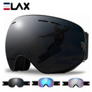 ELAX BRAND NEW Double Layers Anti-Fog Ski Goggles Snow Snowboard Glasses Outdoor Sport Snowmobile Eyewear