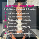 Queenlike 24 24 24 Inch Body Wave Bundles Human Hair 12A Brazilian Raw Hair Weave Bundles 1/3 PCS Human Hair Bundles Extensions