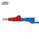 JZDZ 10pcs 4mm Banana Plug Safety Retractable Stackable Male Banana Plug  Electrical connectors DIY assembly Tools  J.10043
