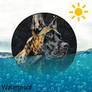 1pc Great Dane Aluminum Sign - UV Resistant & Waterproof 8" Round Wall Art for Dog Lovers - Home Decor Gift