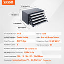 SucceBuy Drill Bit Dispenser Cabinet Three-Drawer Drill Bit Organizer Cabinet Steel Drill Dispenser Organizer Cabinet Storage
