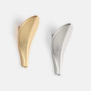 SARIHOSY Wall Hook Towel Hooks Wall storage Coat Rack kitchen Bathroom Accessories Creative Leaf Hook Home Storage Gold Silver