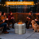 The Ember Vault | 19-Inch Smokeless Stainless Steel Fire Pit