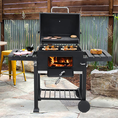 【Breeins】Oven Household Charcoal Large Rack Villa Courtyard American Stove Smoke-grill Bbq