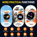 Original LIGE Smart Watch 1.53'' HD Screen Life Waterproof Sport Fitness Watches Flashlight New Men Smartwatch For Andriod IOS