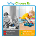 Kids Montessori Busy Board, Early Educational Toy, Perfect Travel & Gift for Toddlers