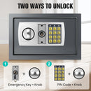Home Storage Safe Security Box Chest Lock 8.5L Digit Security Case Handy Storage Secure Locking Safe Chest Safety Box,2 Keys
