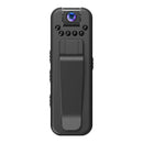 HD 1080P Miniature Camcorder Small Body Camera Police Body Cam with Back Clip Infrared Night Vision Video Surveillance Camcorder