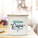 The Entire Universe Best Dad Print Coffee Cup Enamel Mugs Gift Father's Day Drink Wine Juice Cup Fathers Day Gifts Enamel Mug