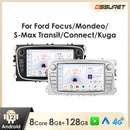 福特福克斯2 Mondeo S MAX C Mondeo Galaxy Transit Connect 2010 Kuga 安卓车载收音播放器车载立体声多媒体音频GPS
