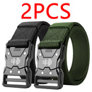 Men's Belt Outdoor Multi Function Belt High Quality Canvas For Nylon Male Luxury Belts Women's Sports Jeans Belt Neutral Belts
