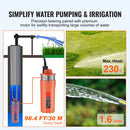 SucceBuy 太阳能水泵 1.6/3.2 GPM 12V-14.8V / 9.25 GPM 24V-42V / 8.4 GPM 48V-82V 潜水深井泵 灌溉用途