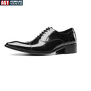 The Milan | Italian Patent Leather Oxford — Hand-Lasted Formal Business Shoe