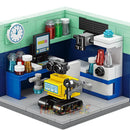 DIY Architecture Store Street View Food House Building Blocks Kit Girls Bricks Classic Movie Model Kids Toys For Children
