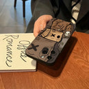 Cartoon Paper Man Pattern Phone Case For iPhone 15 14 13 12 11 Pro Max XS XR X 7 8 Plus 15 Shockproof Matte Soft Silicone Cover