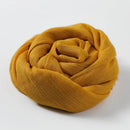 Solid Color Cotton Linen Scarf for Women Lady Literature Anti-sunburn Long Tassel Scarves Autumn Soft Gauze Wrap Shawls New