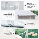 20' X 10' X 7' Greenhouse Large Walk-In Hot Green House Plant Gardening White