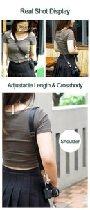 Camera Shoulder Strap Length Adjustable Universal Width Press Released Quick Released Cloth Long for sony canon nikon fujifilm