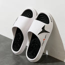 Fashion&Sport Men's Slippers PVC Soft Sole Non-slip Slides Casual Outdoor Beach Flip Flops Home Bathroom Couples Slippers New Sa