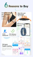 The Phantom Band | Minimalist No-Screen Smart Bracelet with Heart Rate & Sleep Tracking
