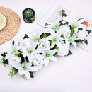 Simulated Rose Arch Decoration Simulated Lily Flower Wall Wedding Flower Wall Wedding Supplies Background Wall