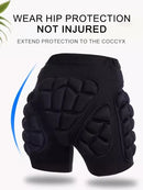 3D Snowboard Butt Pad Guard Winter Skating Protective Hip Pad Snowboarding Impact Shorts Ski Ice Skating Roller Snowboard Gear