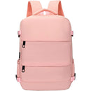 Easy Carry Airplane Approved Backpack, Minimalist Solid Tone Multi-pocket Daypack for Daily Commute and Holiday