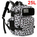 25L GYM Tactical Backpacks for Men Survival Laser Cut Molle Daypack Small Bug Out Bag Hunting Rucksack with Dual Cup Holders