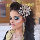 YouLaPan HP377 Ladies Wedding Crown Bridal Crowns for Brides Hair Accessories Metal Crystal Bridal Hair Band Wedding Tiara